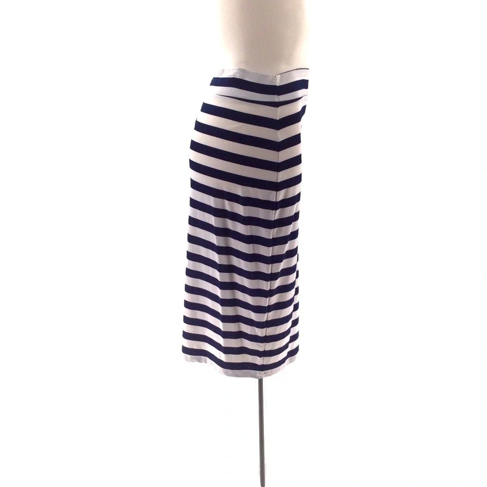 Susanna Monaco Revolve Sachi Blue&‎ White Stripe Inkwell Skirt
